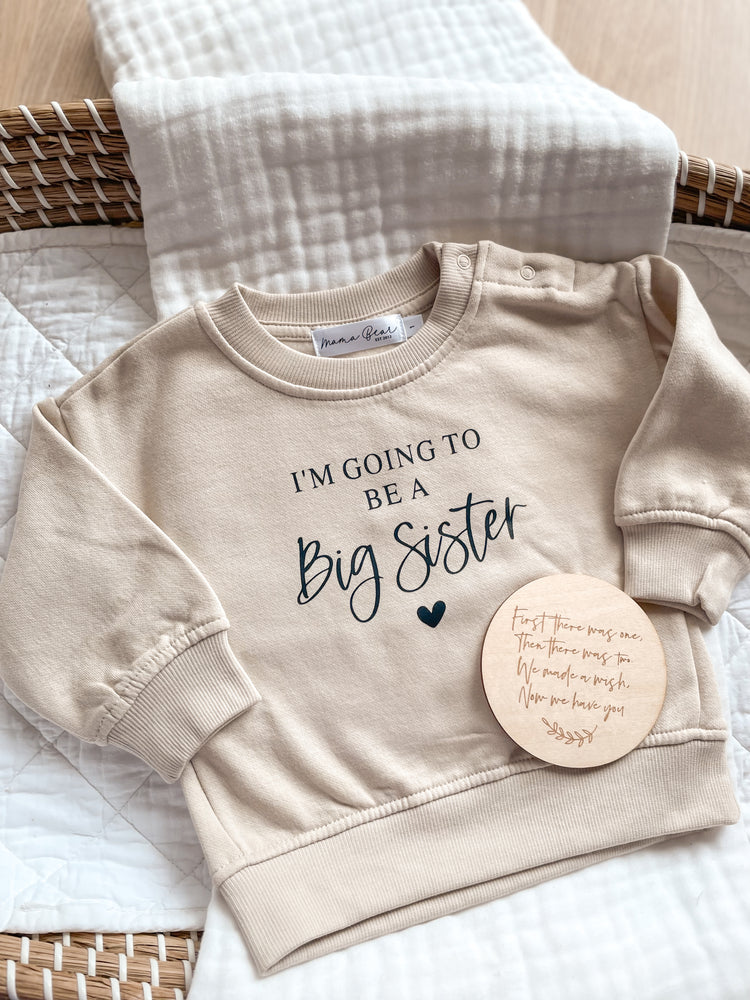 I’m going to be a big brother / big sister sweater announcement | SECONDS