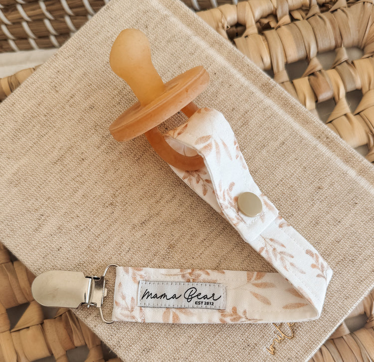 Dummy Clip - Beige Leaves