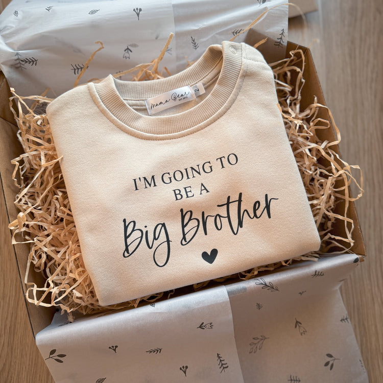 CUSTOMISABLE - I’m going to be a big sister / big brother sweater announcement jumper