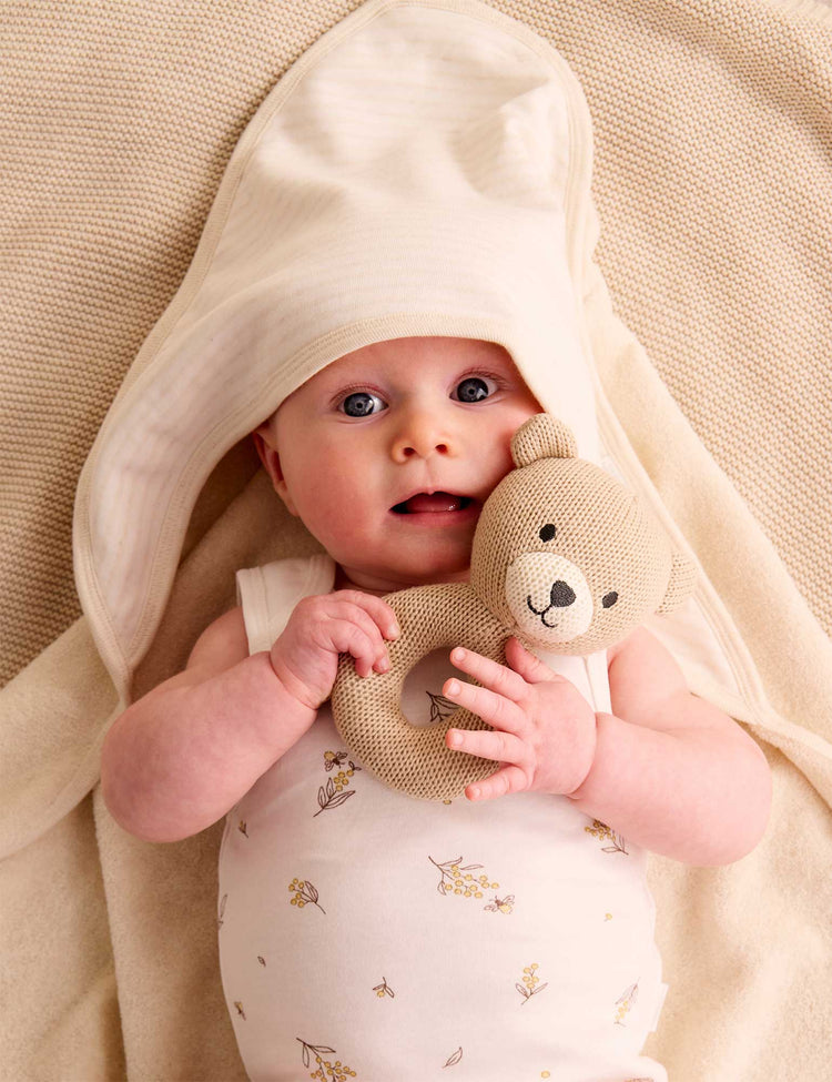Baby Bear Rattle | Purebaby