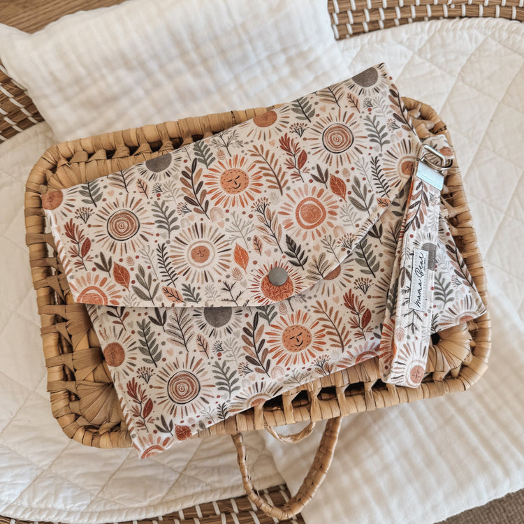 Nappy Wallet (with Zip Pocket) | Boho Sun