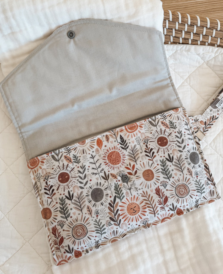 Nappy Wallet (with Zip Pocket) | Boho Sun