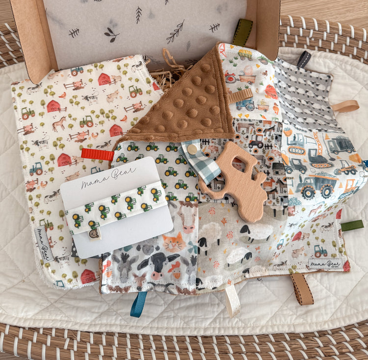 Baby Boy Gift Hamper Australia | Handmade Little Farmer Giftbox