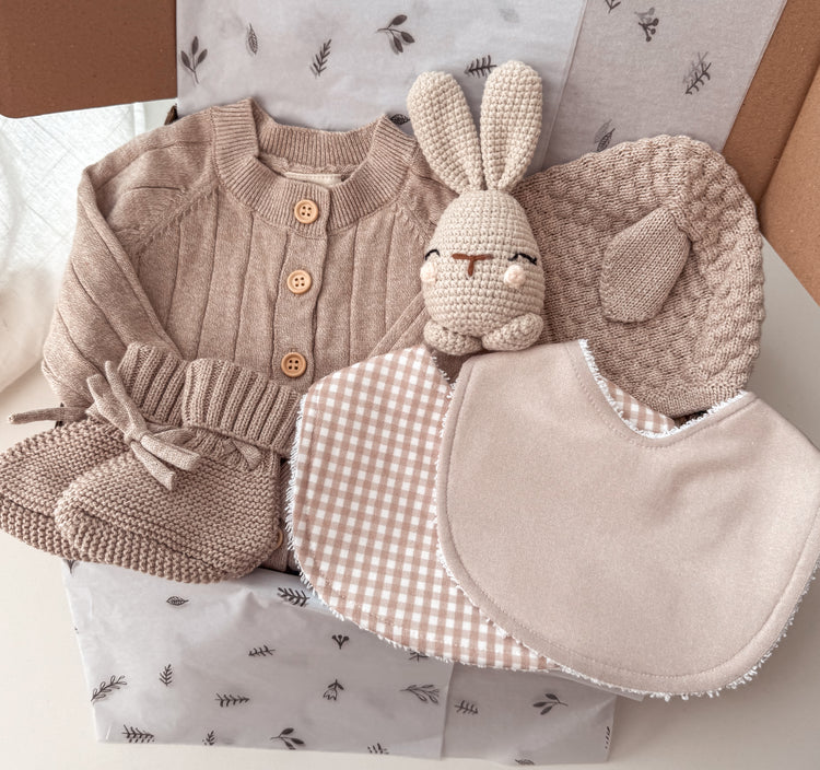 Personalised Baby Shower Gift | Winter Newborn Gift Box Gender Neutral