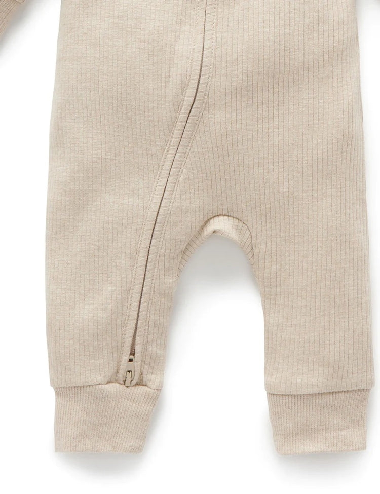 Biscuit Rib Growsuit | Purebaby