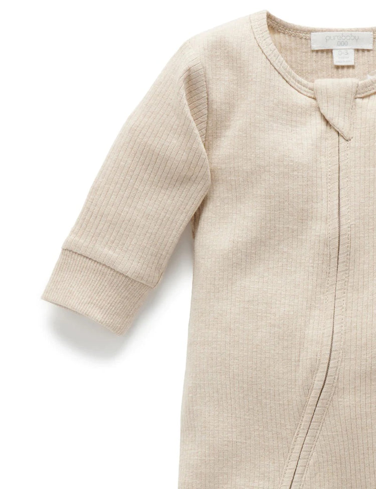 Biscuit Rib Growsuit | Purebaby