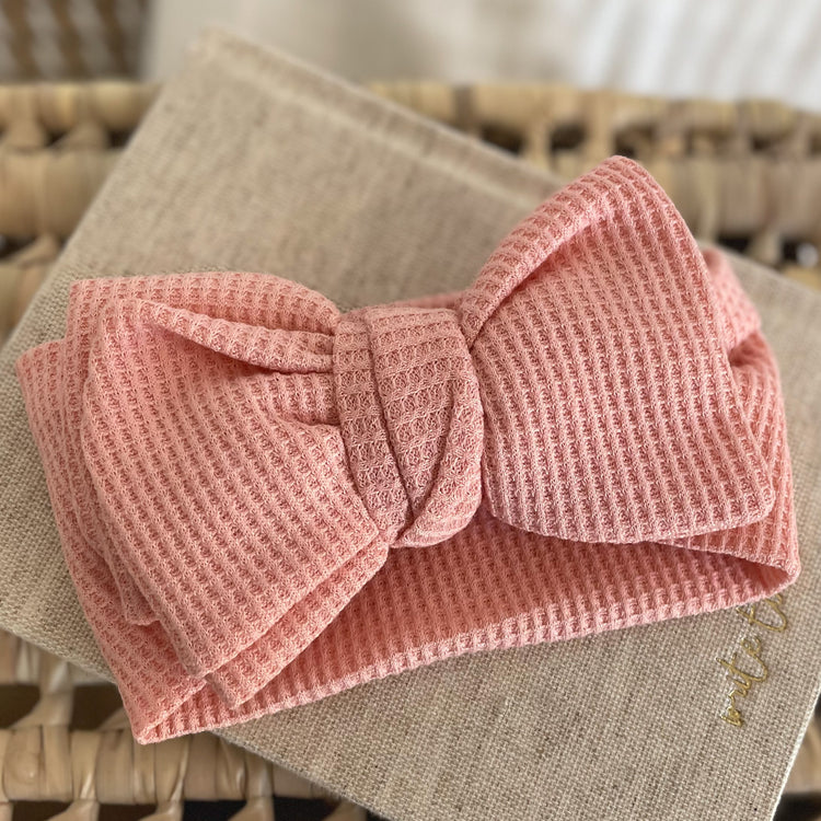 Oversized Baby Bow Topknot | Waffle