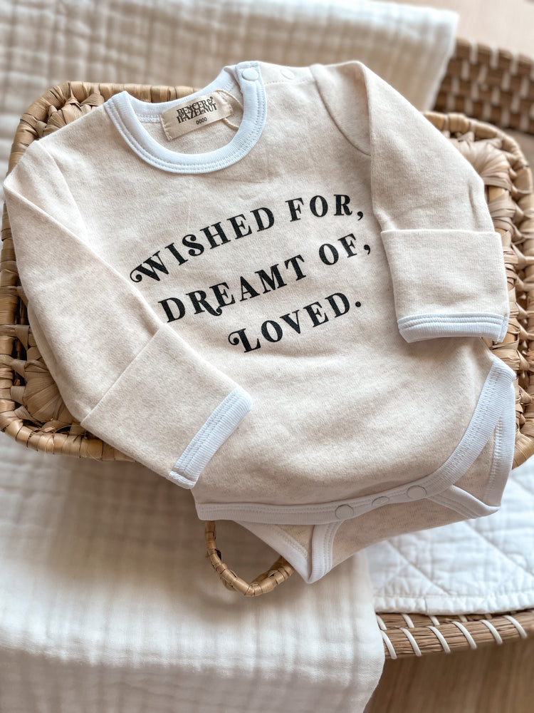 Bencer & Hazelnut Wished for, Dreamt of, Loved Bodysuit