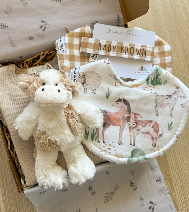Baby Gift Box | Cow Farm theme