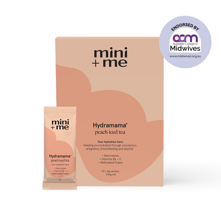 Peach Iced Tea | Hydramama Electrolyte Drink for Pregnancy / Postpartum