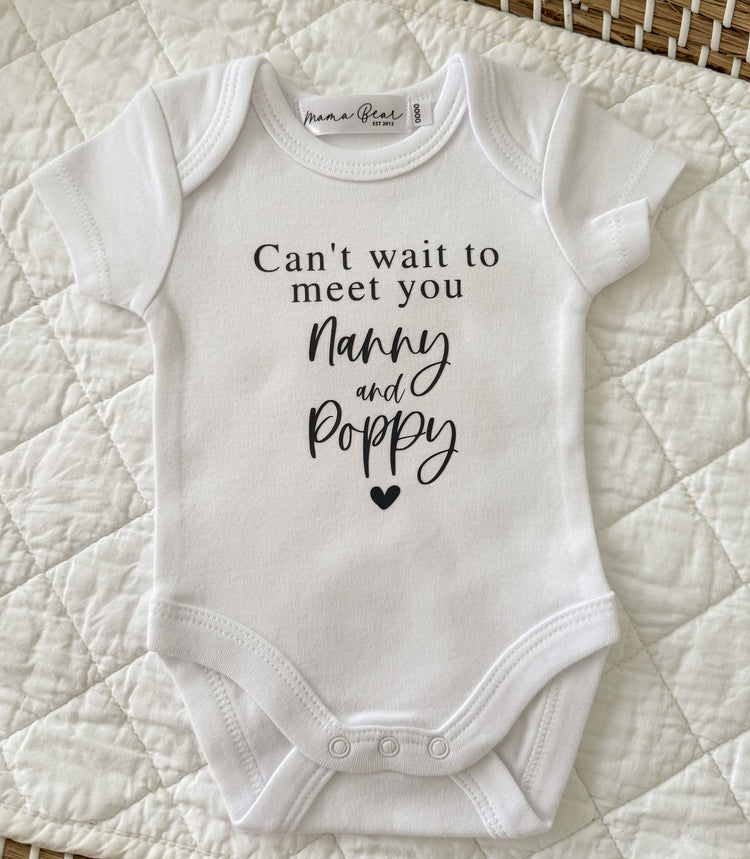 Ready to post Pregnancy Announcement Onesie | 'SECONDS'