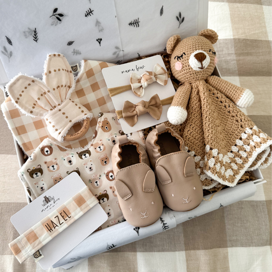 New Baby Girl Gift Box | Neutral Bear