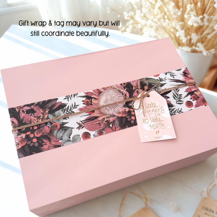 Baby Girl Giftbox | Little Floral Bee & Booties