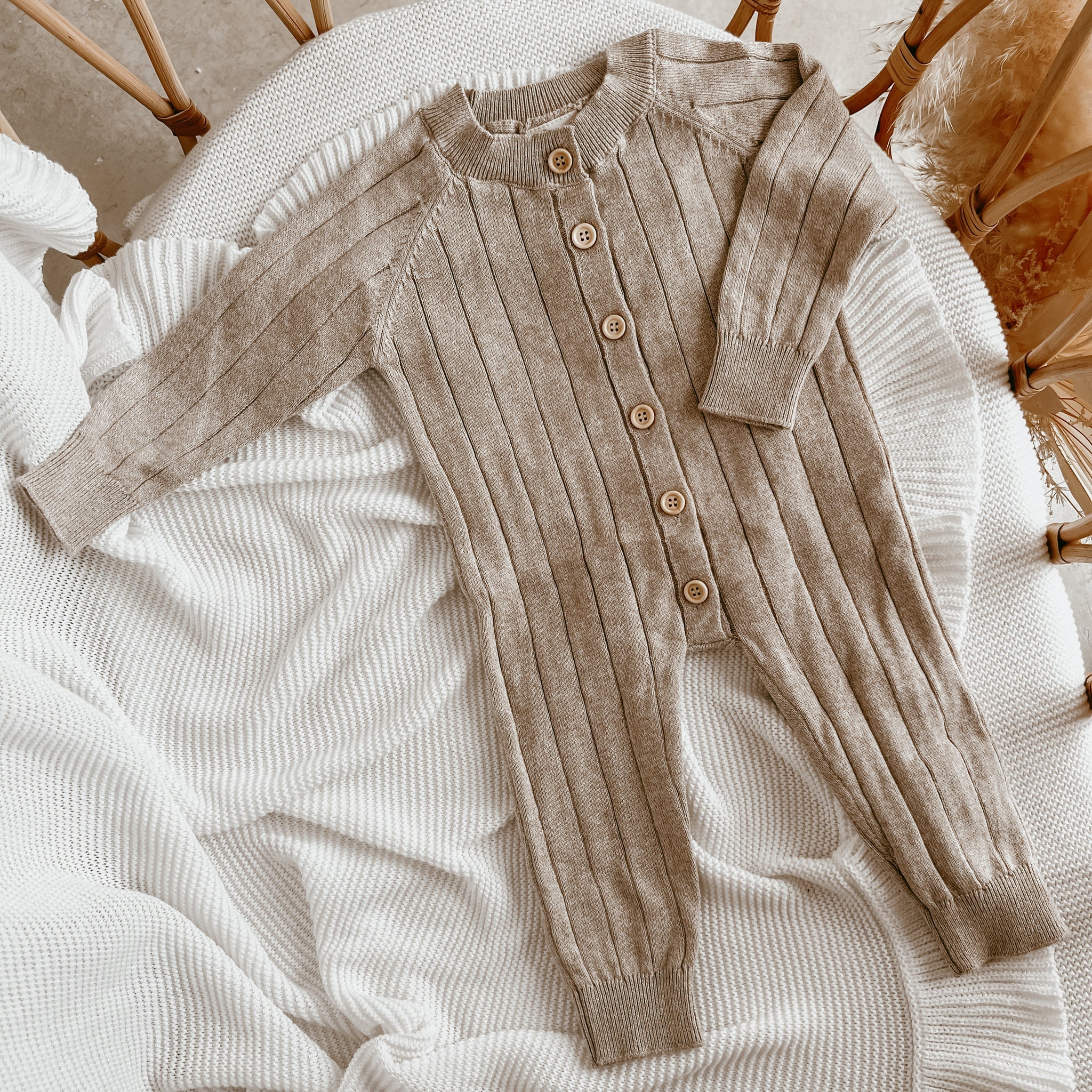 Casual Pattern Thin Winter Baby Romper main image 1