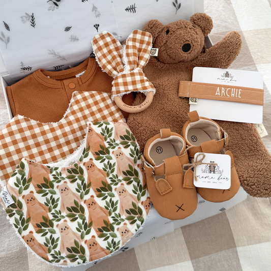 Gender Neutral Baby Gift Box | Teddy Bear