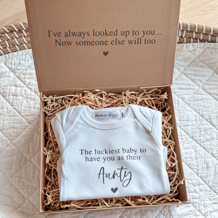 Custom Pregnancy Announcement Box For Sister / Brother / Family
