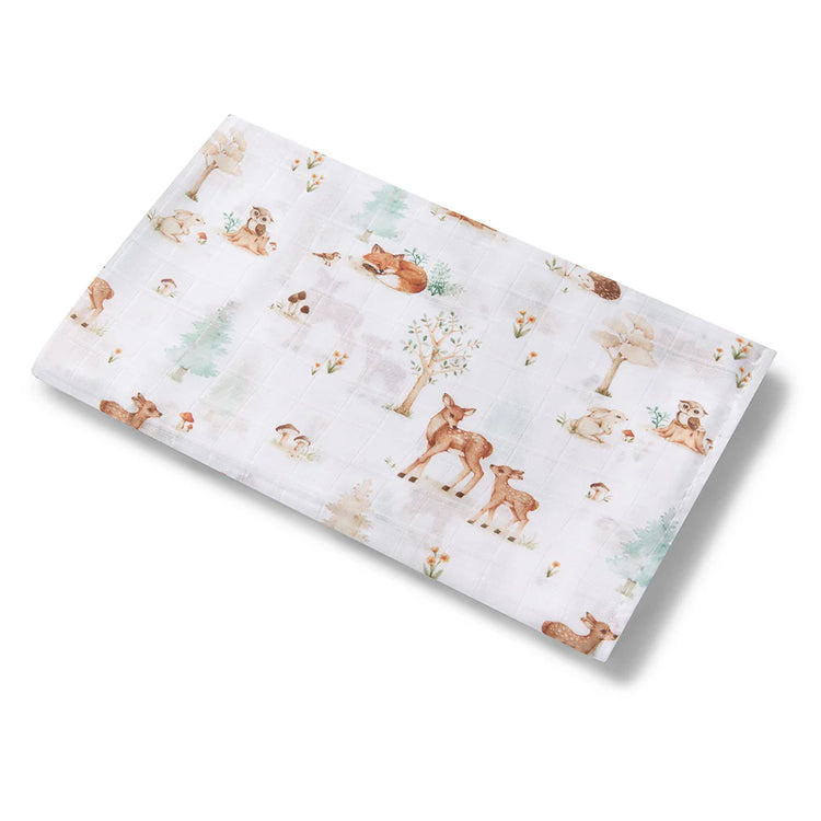 Baby Muslin Wrap - Woodland Tales | Snuggle Hunny