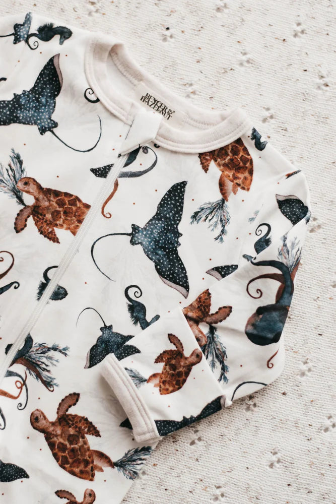 Bencer & Hazelnut Zip Suit | Kevin (Ocean)