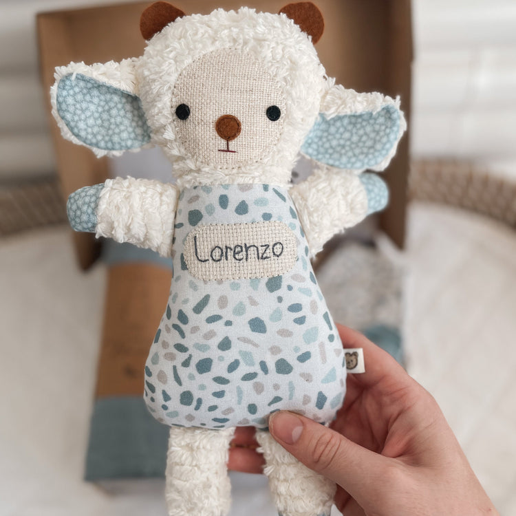 Chenille Lambie - Blue Tile