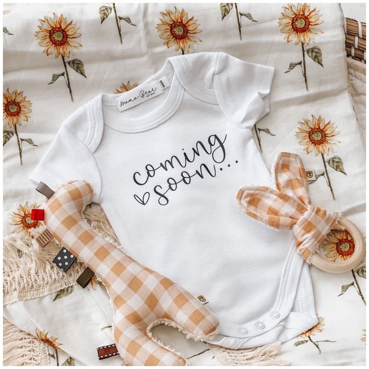 Pregnancy Announcement Onesie - Coming Soon