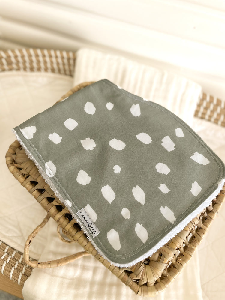 Contoured Baby Burp Bib/Cloth | Handmade in Australia