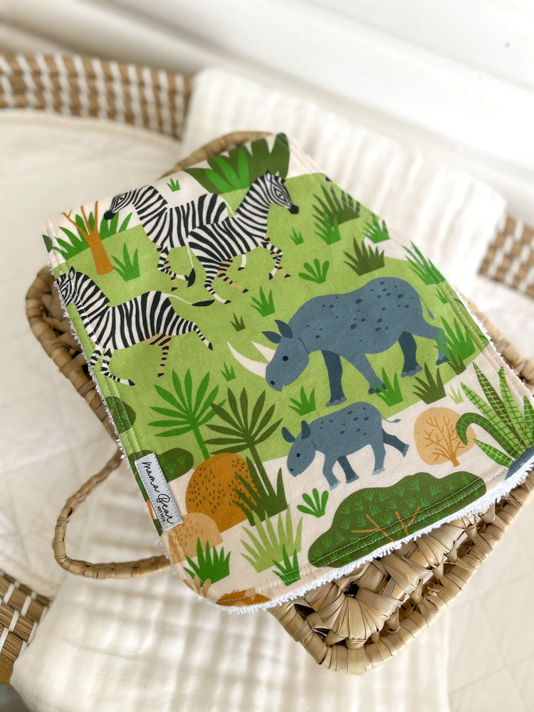 Contoured Baby Burp Bib/Cloth | Handmade in Australia