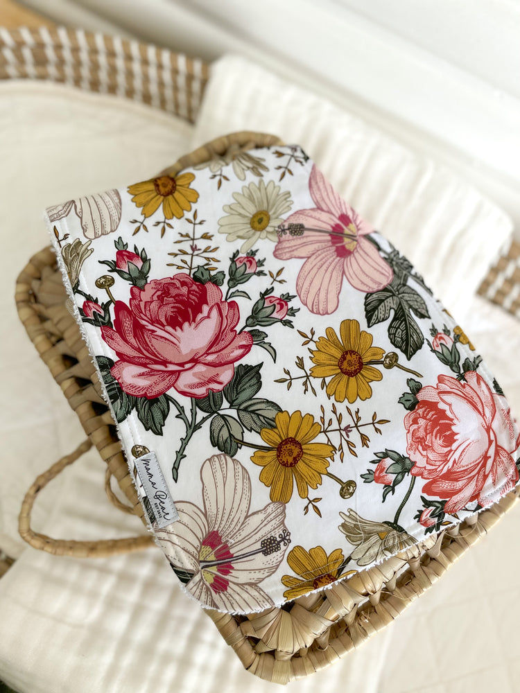 Contoured Baby Burp Bib/Cloth | Handmade in Australia
