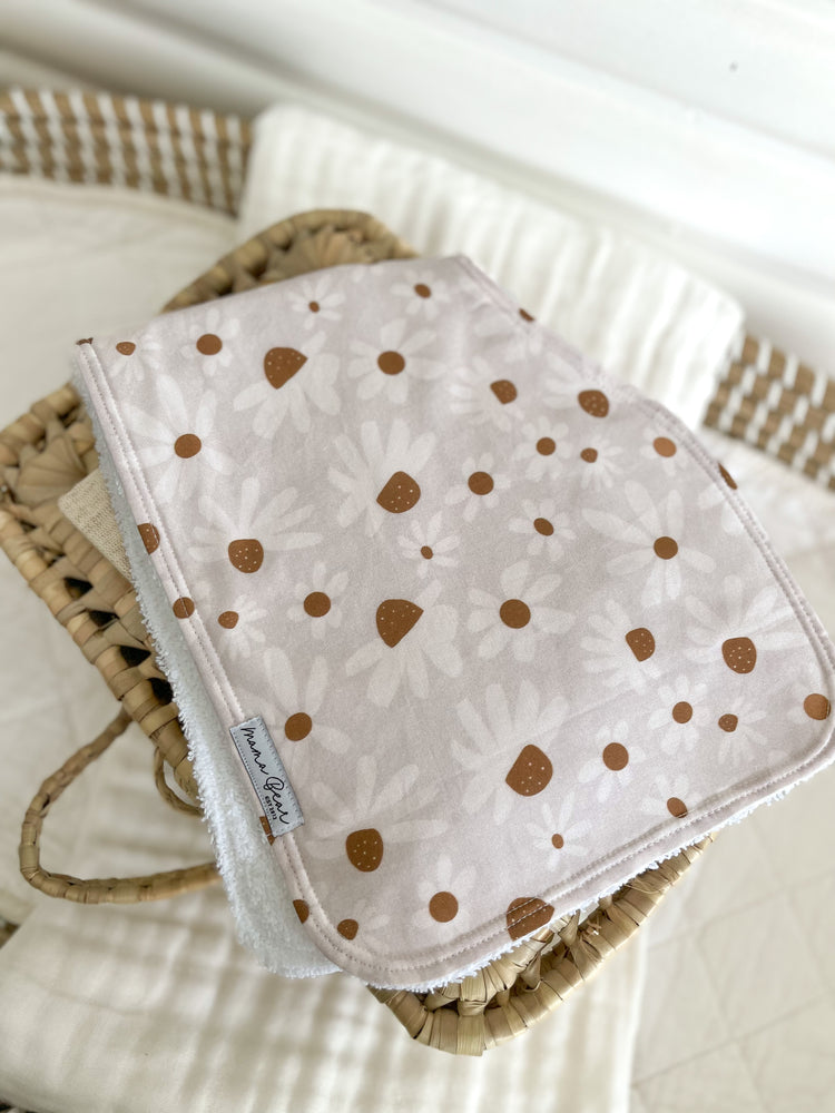 Contoured Baby Burp Bib/Cloth | Handmade in Australia