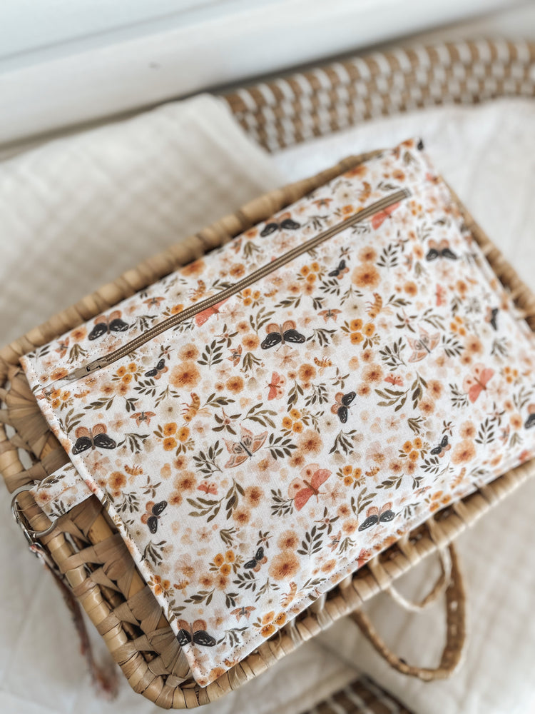 Nappy Wallet (with Zip Pocket) - Butterfly Kisses