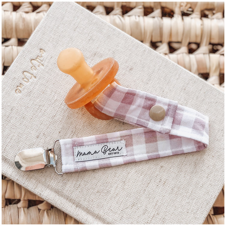 Dummy Clip - Lilac Gingham