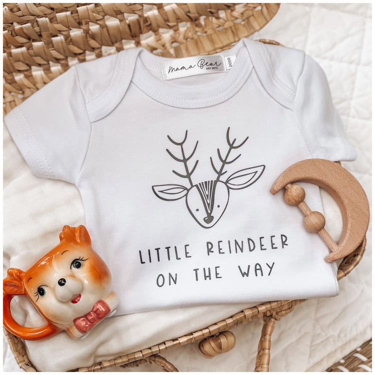 Christmas Pregnancy Announcement | Reindeer