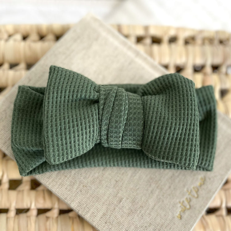 Oversized Baby Bow Topknot | Waffle