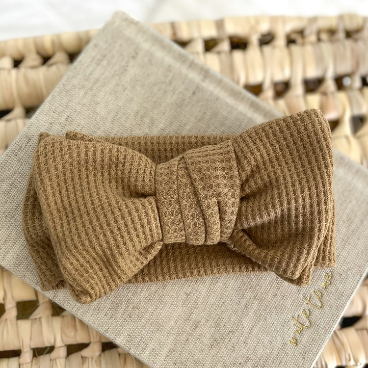 Oversized Baby Bow Topknot | Waffle