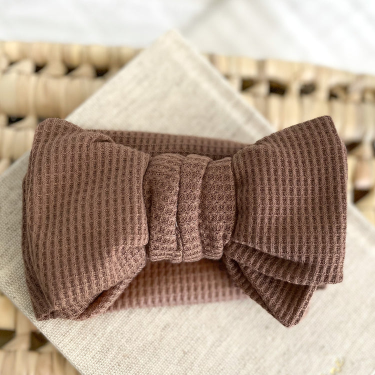 Oversized Baby Bow Topknot | Waffle