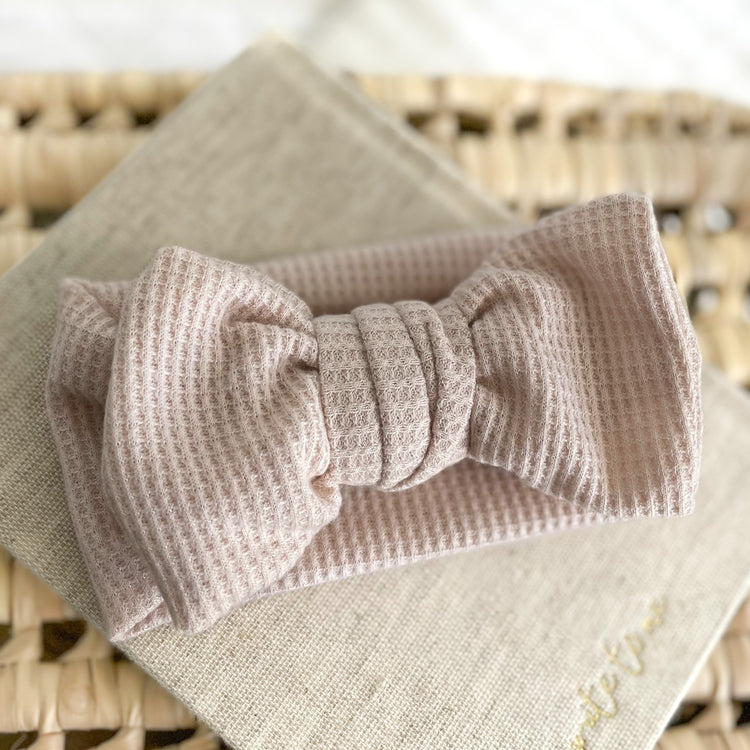 Oversized Baby Bow Topknot | Waffle