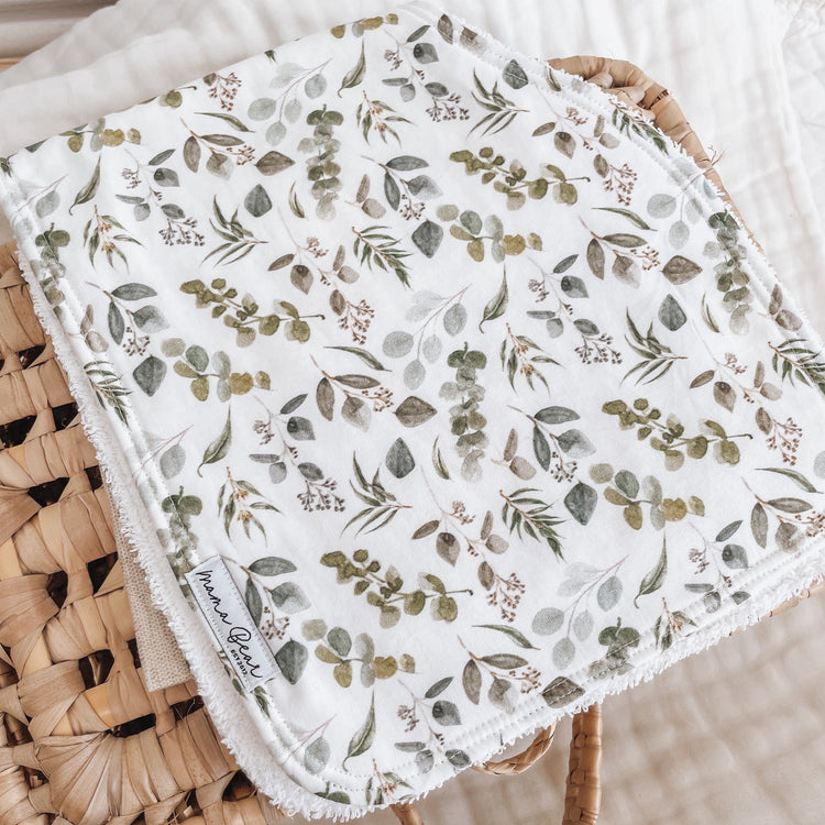 Contoured Baby Burp Bib/Cloth | Handmade in Australia