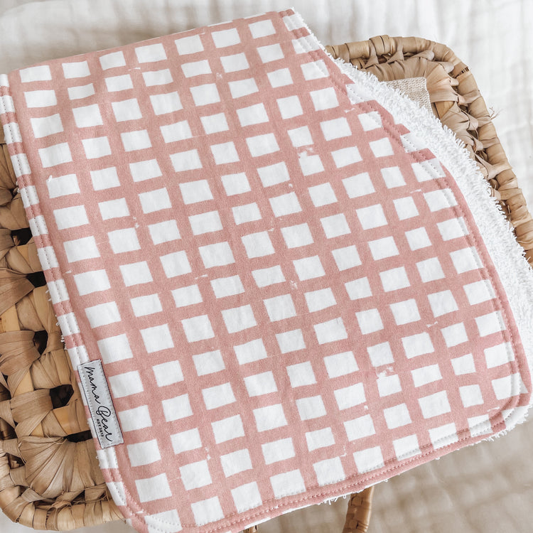 Contoured Baby Burp Bib/Cloth | Handmade in Australia
