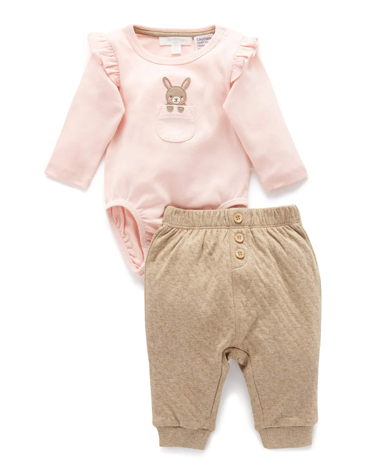 Bunny 2 piece Set | Pink