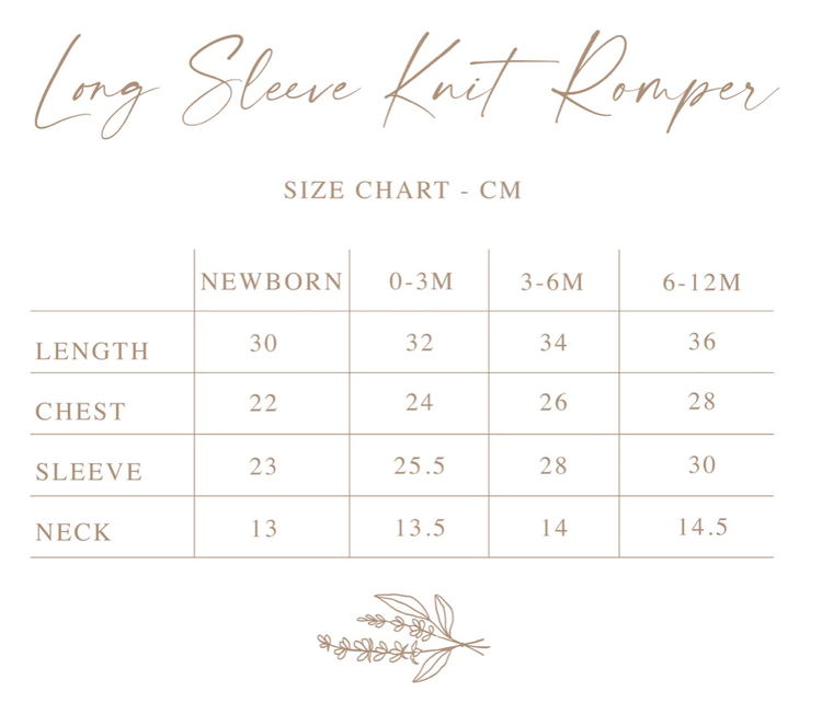 Long Sleeve Baby Knit Romper | Milk
