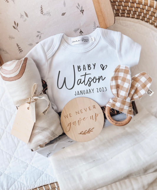 Personalised Pregnancy Announcement Giftbox