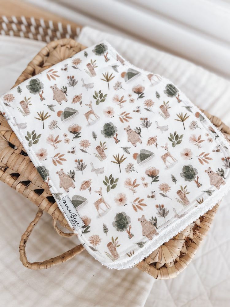 Contoured Baby Burp Bib/Cloth | Handmade in Australia