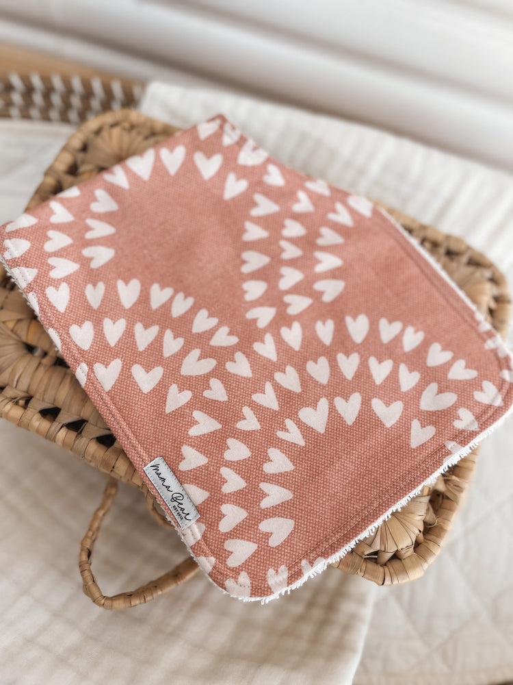 Contoured Baby Burp Bib/Cloth | Handmade in Australia