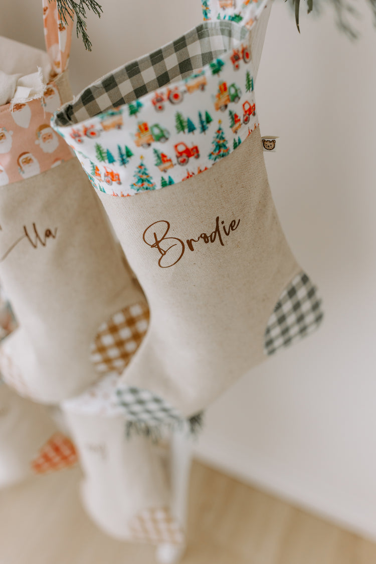 Custom Christmas Stocking | Christmas Tree Farm