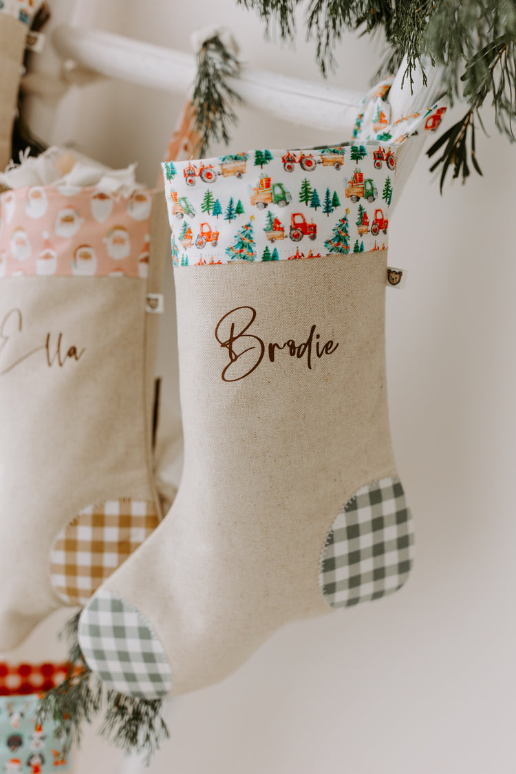 Custom Christmas Stocking | Christmas Tree Farm