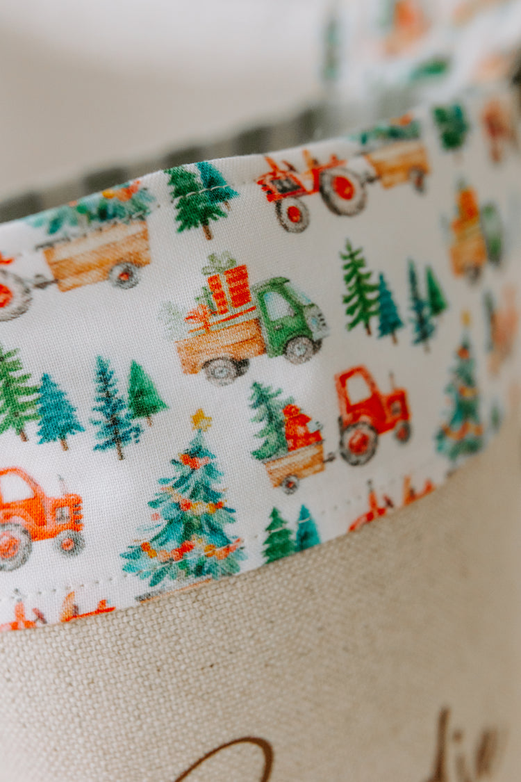 Custom Christmas Stocking | Christmas Tree Farm