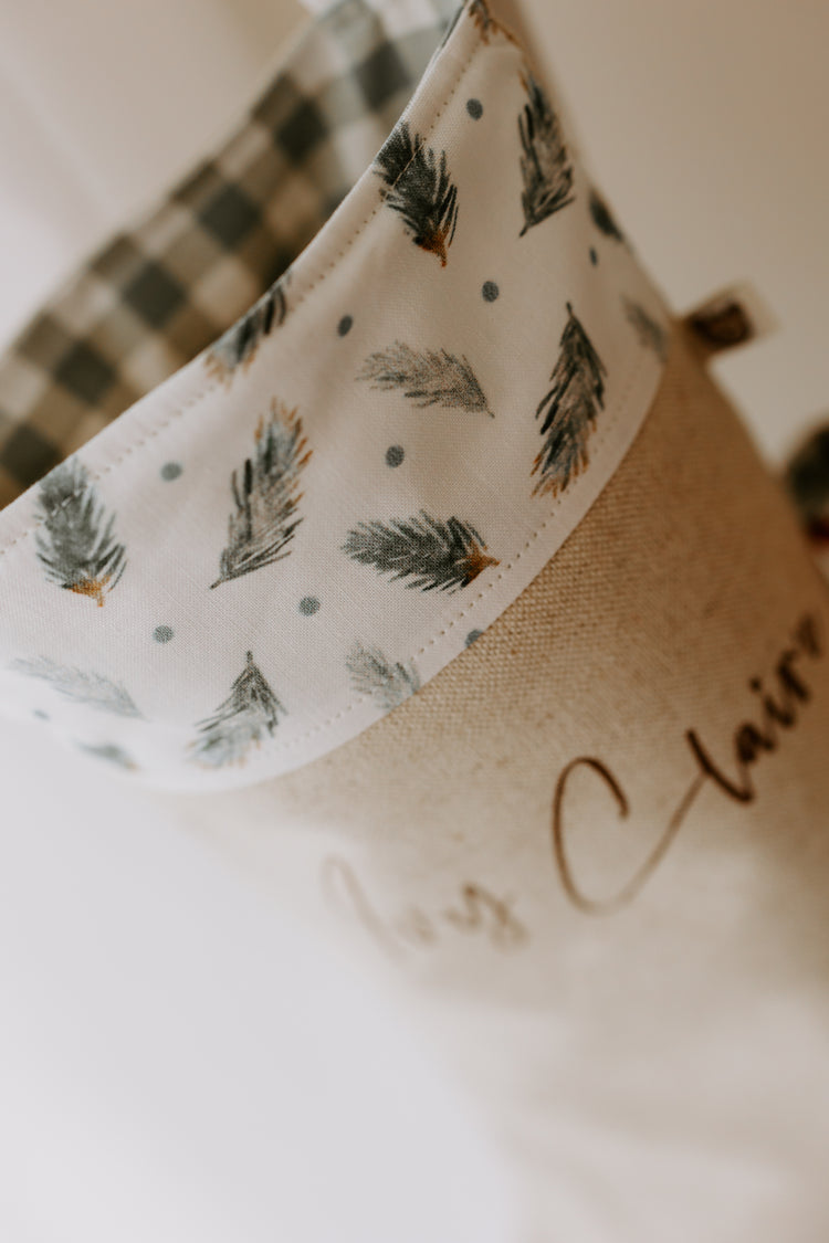 Personalised Christmas Stocking | Pine