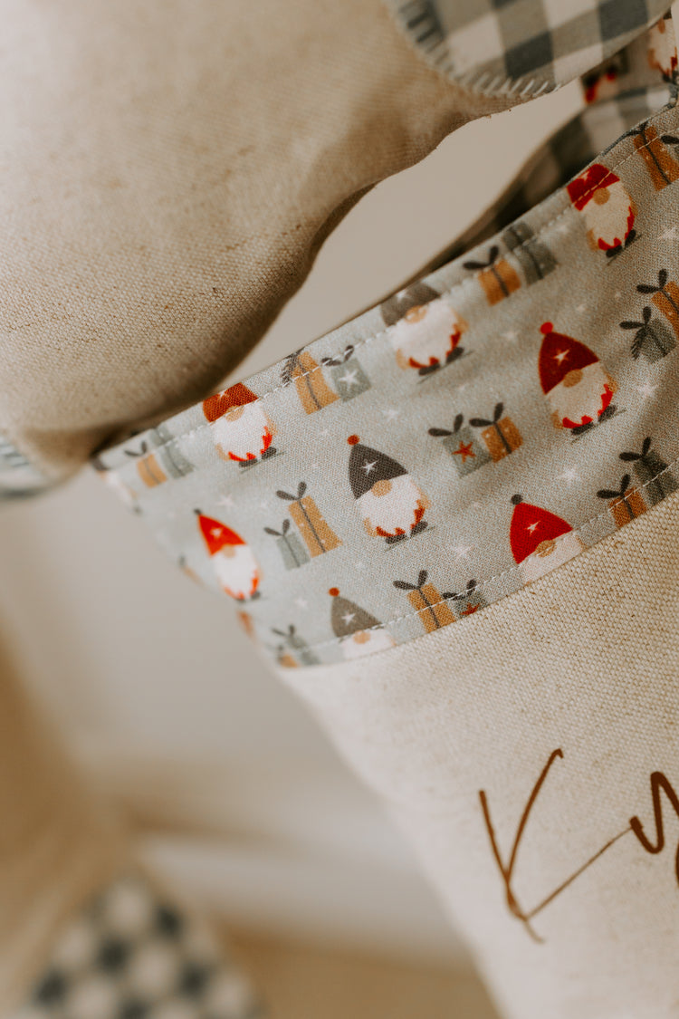 Christmas Stocking Personalised | Christmas Gnomes