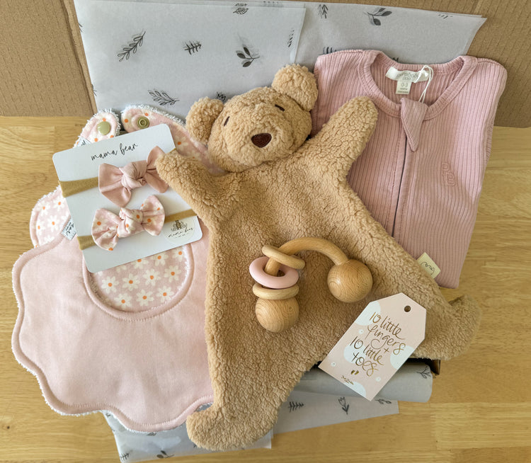 Baby Girl Gift Hamper | Teddy