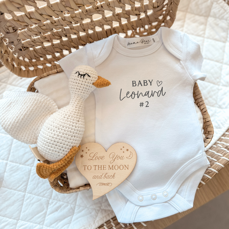 Pregnancy Announcement Baby Onesie | Baby #2