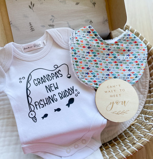Customisable Pregnancy Announcement Giftbox | Fishing